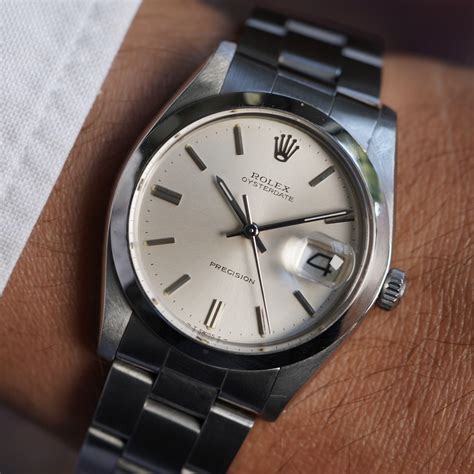 rolex oysterdate precision price|rolex 6694 size.